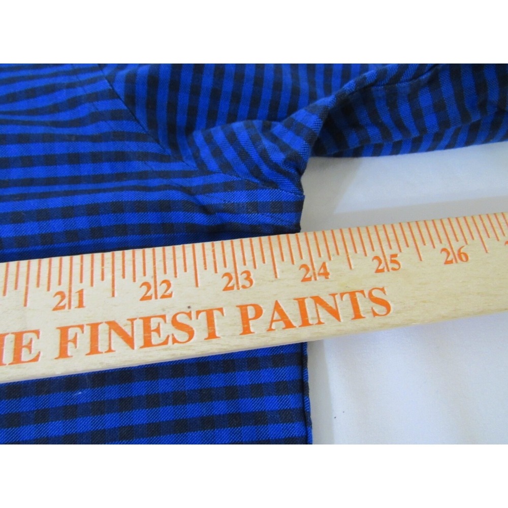 Brooks Brothers 1818 Regent Blue Gingham Plaid Button Down 100% Cotton Sz L - Picture 11 of 11